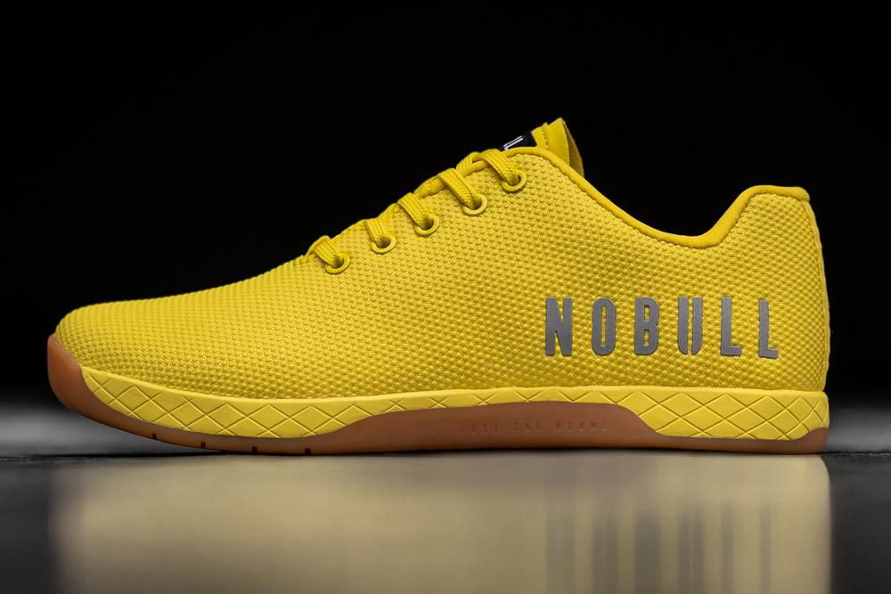 NOBULL Men's Rubber Ducky Training Shoes - Yellow - Ireland (1698GJRYT)